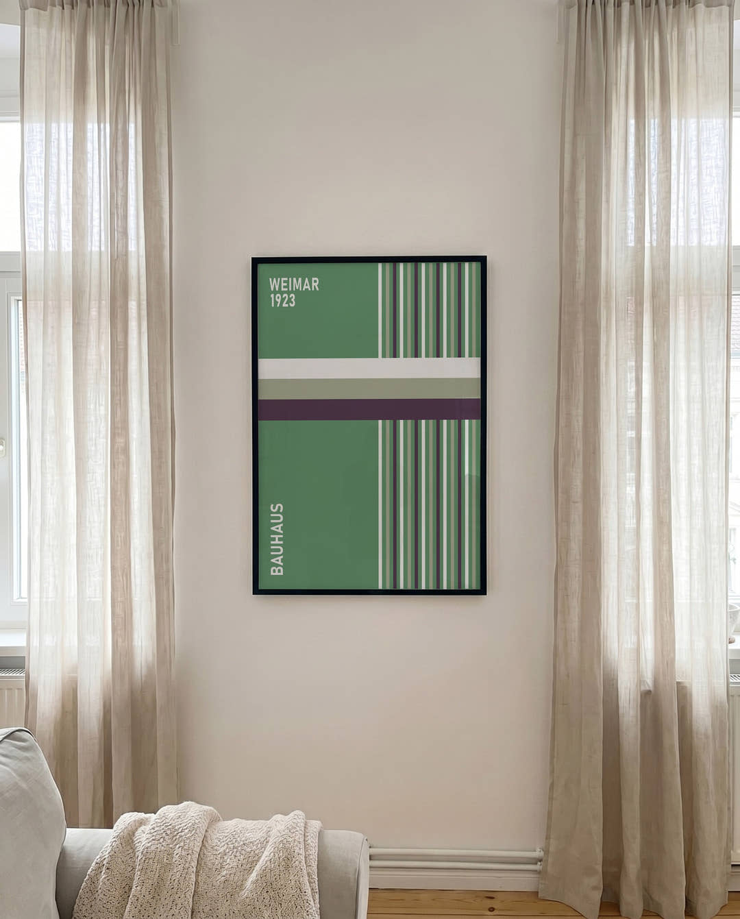 Bauhaus Poster Streifen – Bauhaus Stripe Composition