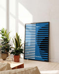 Bauhaus Poster Wellen – Bauhaus Stripe Wave Portrait