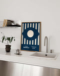 Bauhaus Poster Auge – Bauhaus Striped Eye