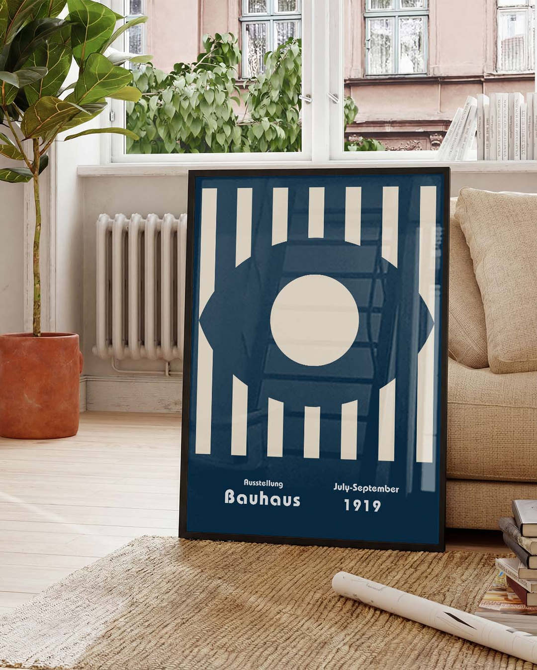 Bauhaus Poster Auge – Bauhaus Striped Eye