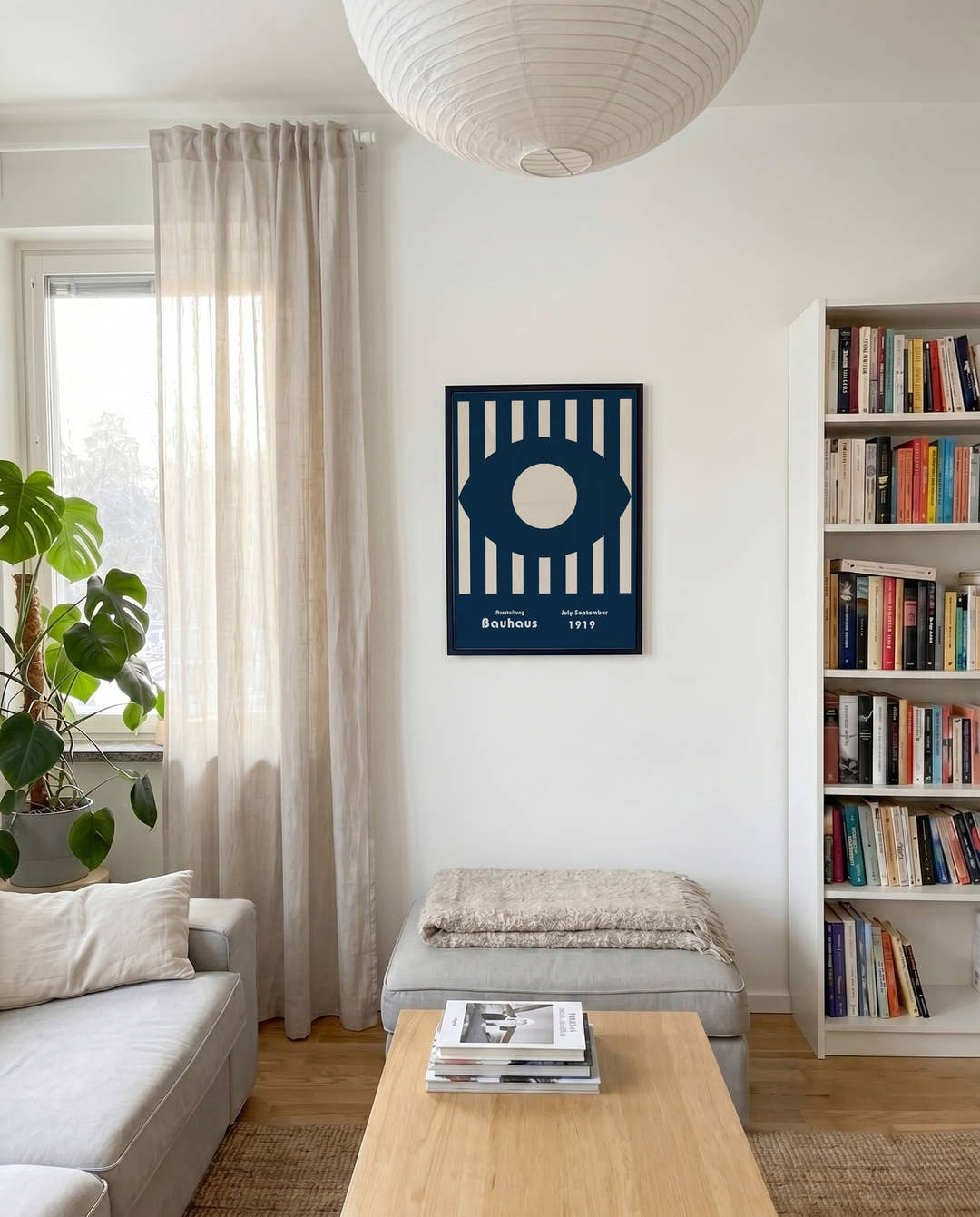 Bauhaus Poster Auge – Bauhaus Striped Eye