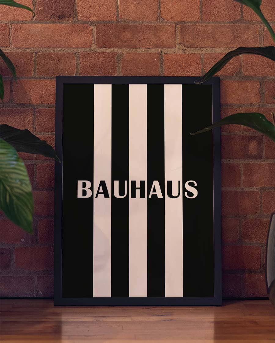 Bauhaus Stripes Poster