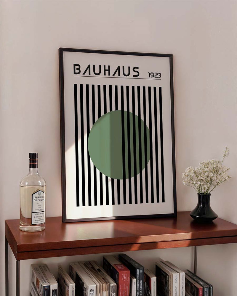Bauhaus Poster Streifen – Bauhaus Stripes Circle