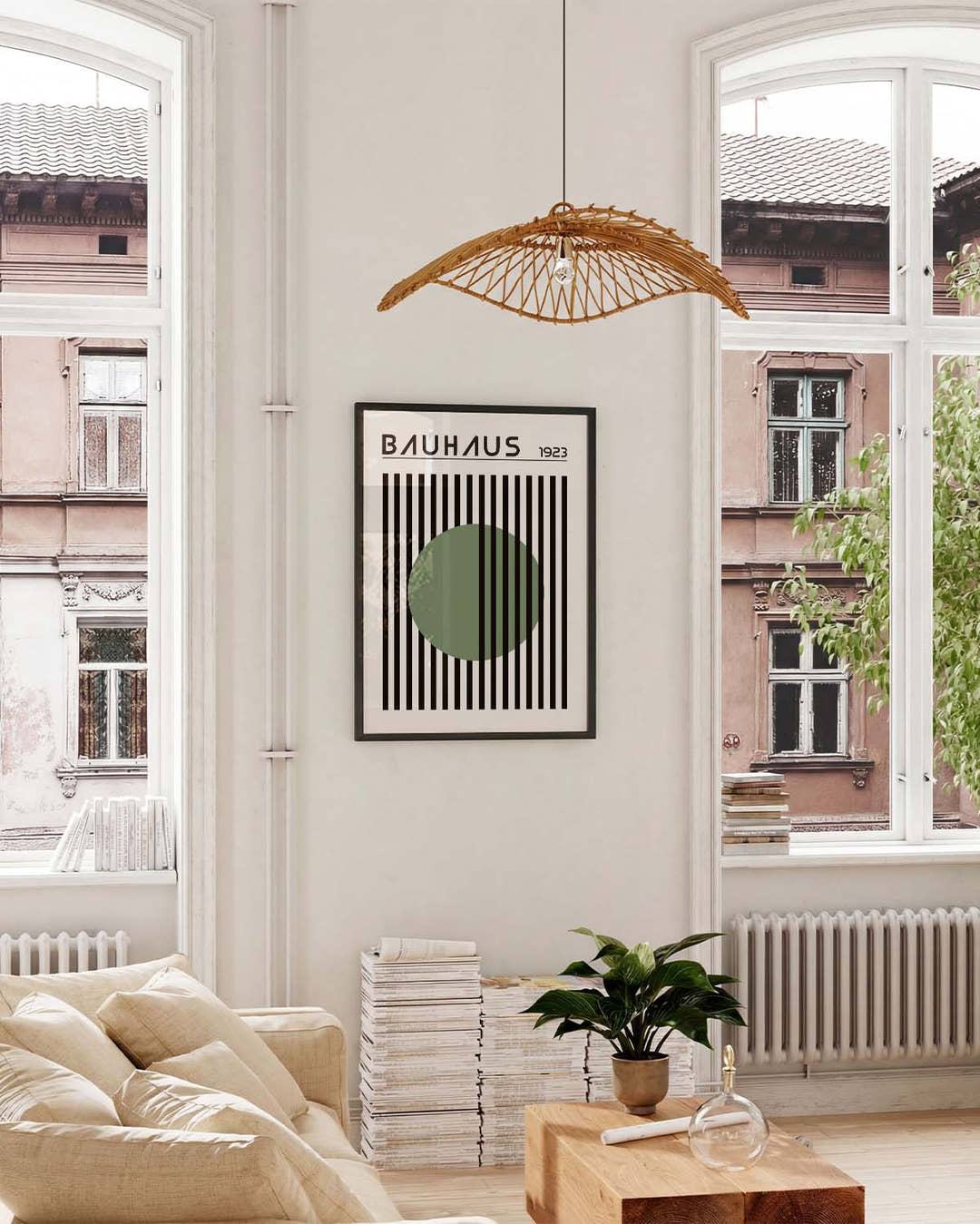 Bauhaus Poster Streifen – Bauhaus Stripes Circle