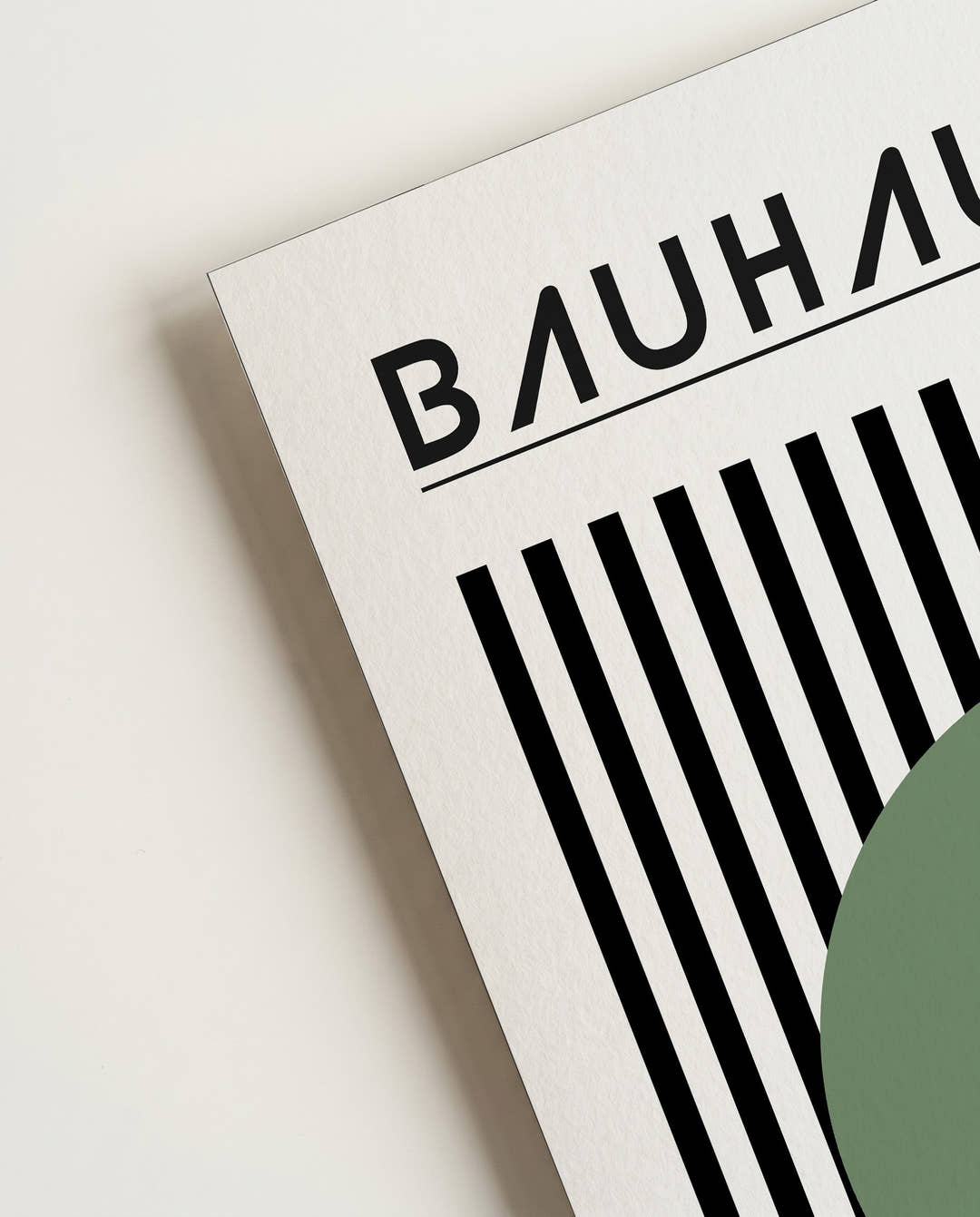 Bauhaus Poster Streifen – Bauhaus Stripes Circle