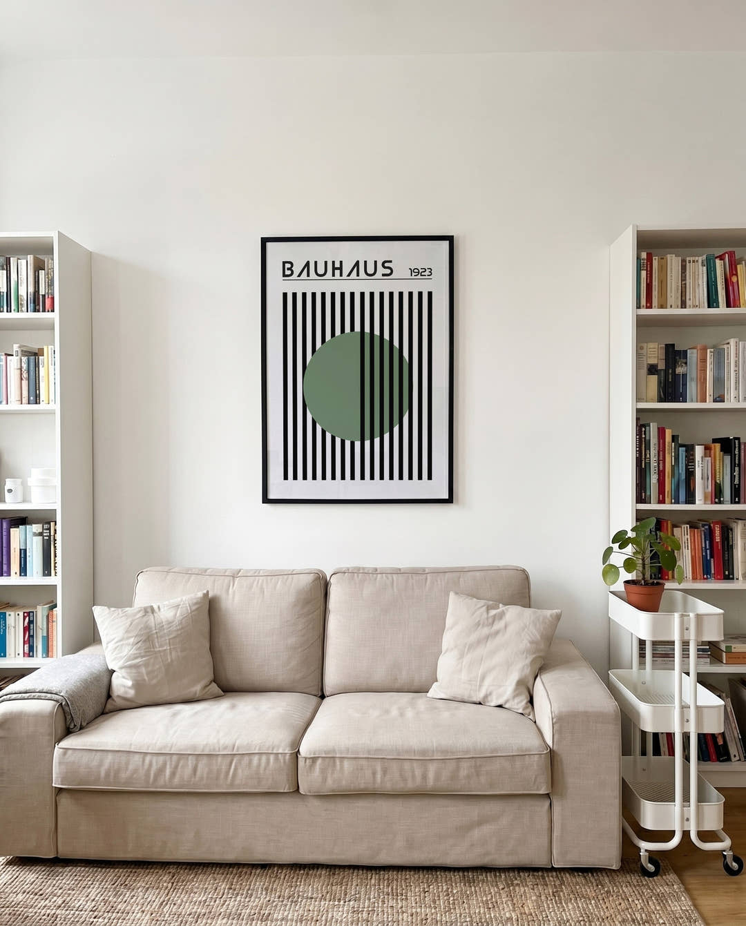Bauhaus Poster Streifen – Bauhaus Stripes Circle