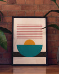 Bauhaus Sun Balance Poster