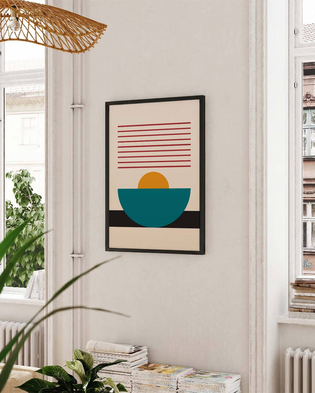 Bauhaus Sun Balance Poster