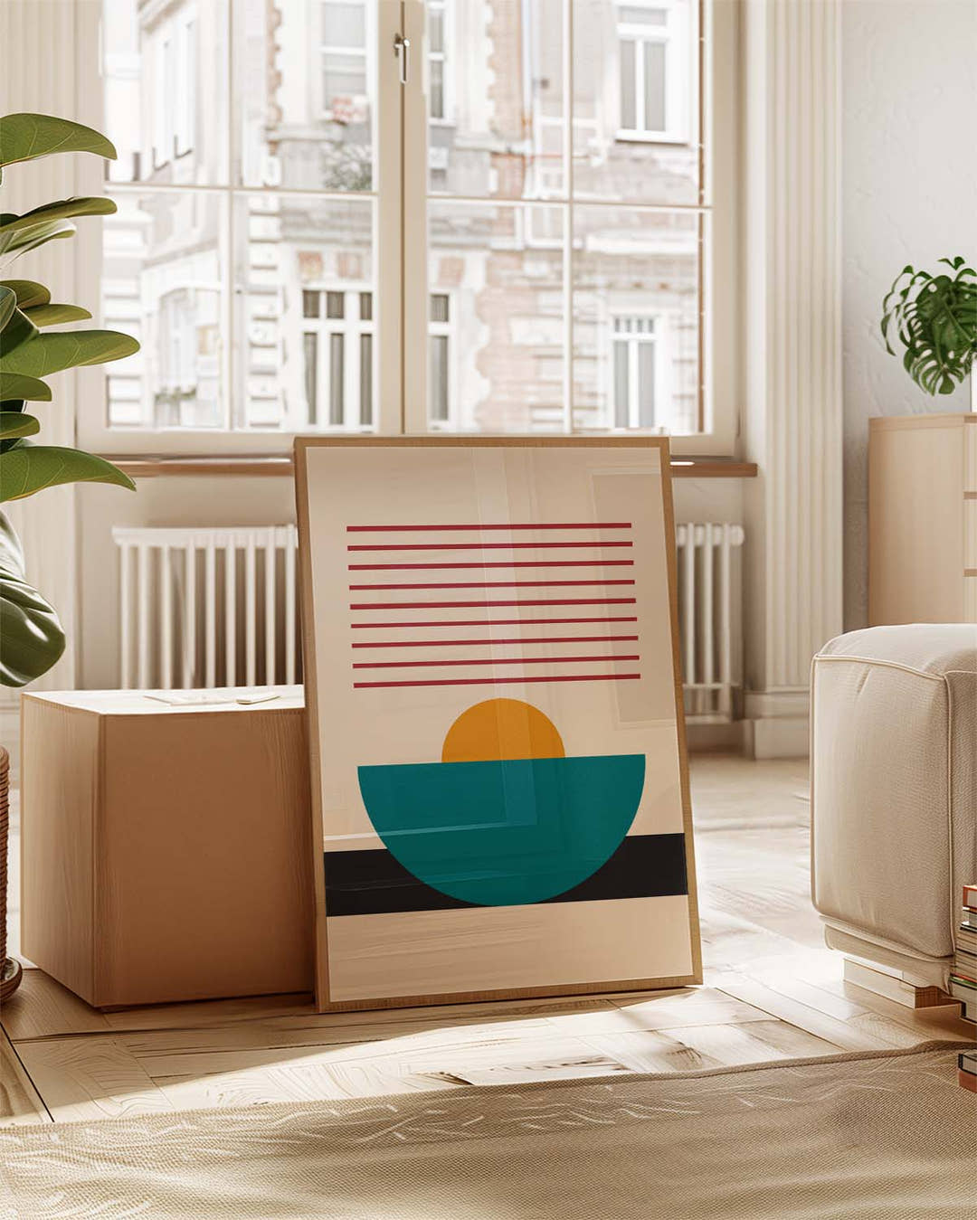 Bauhaus Sun Balance Poster