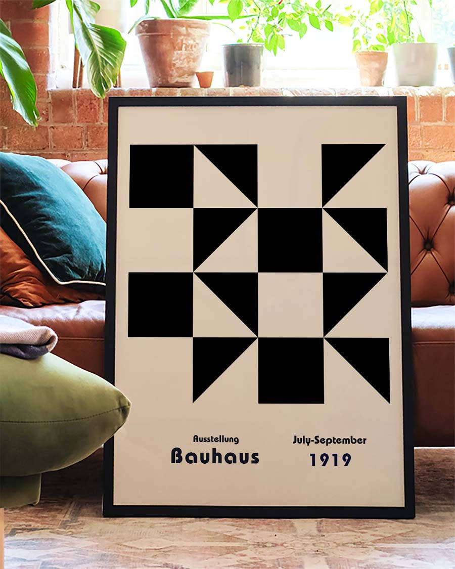 Bauhaus Poster Dreiecke – Bauhaus Triangle Block
