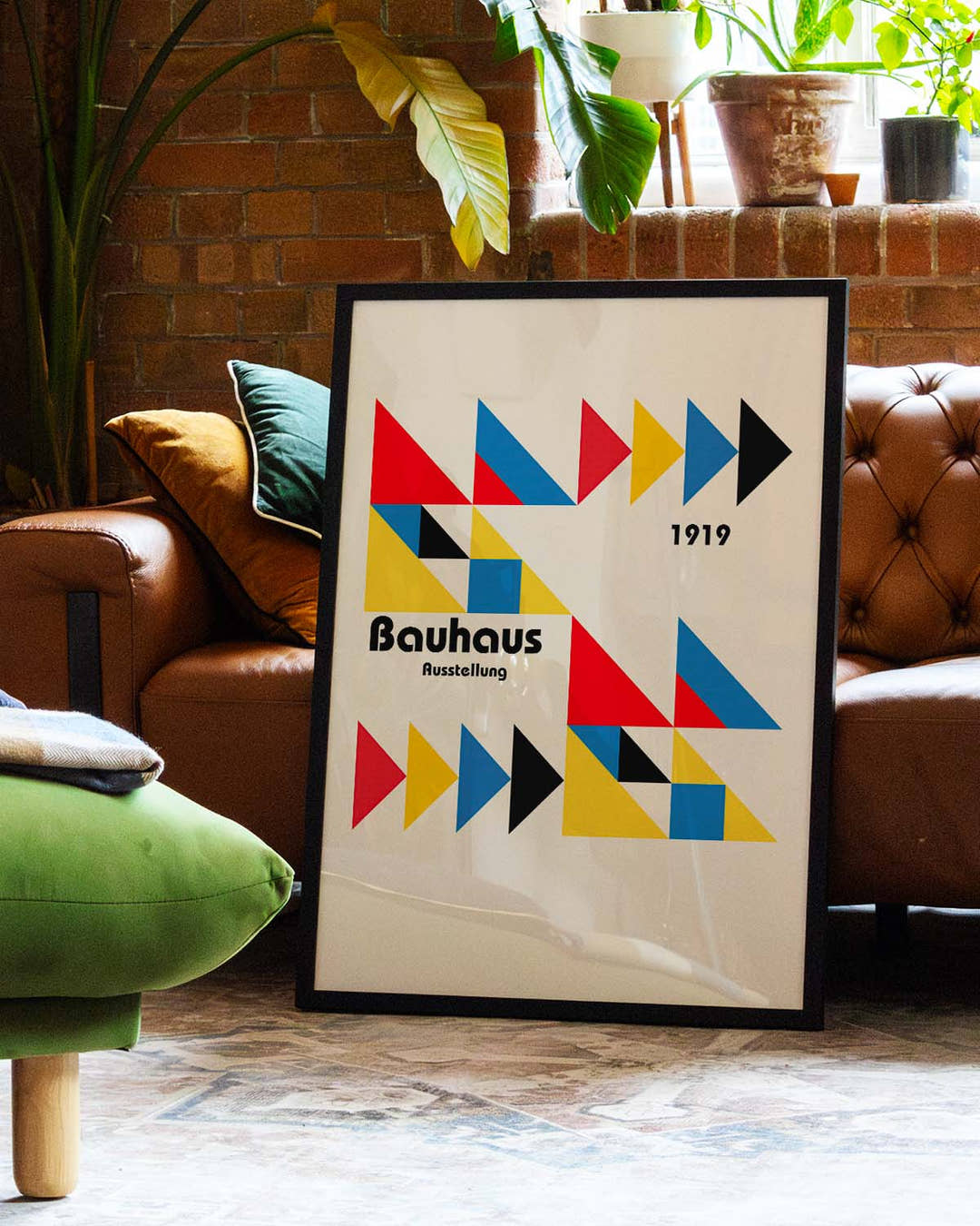 Bauhaus Poster Dreiecke – Bauhaus Triangle Composition
