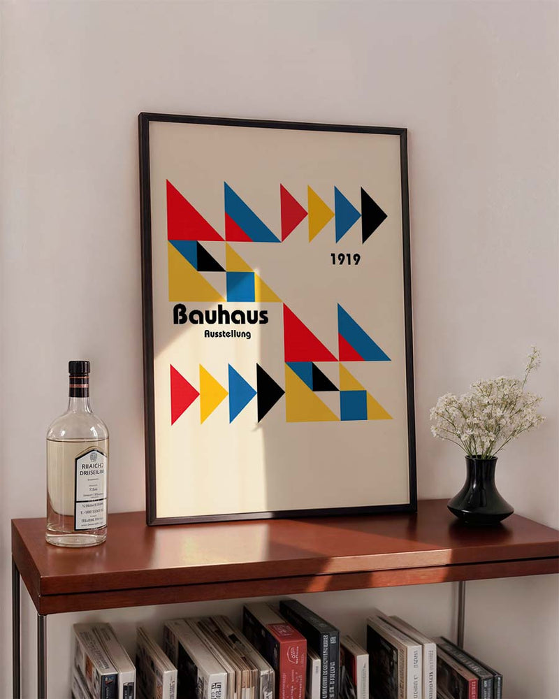 Bauhaus Poster Dreiecke – Bauhaus Triangle Composition