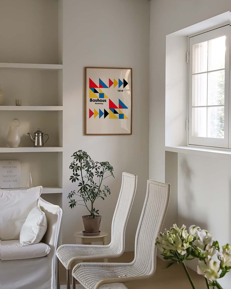 Bauhaus Poster Dreiecke – Bauhaus Triangle Composition