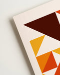 Bauhaus Poster Dreiecke – Bauhaus Triangle Pattern
