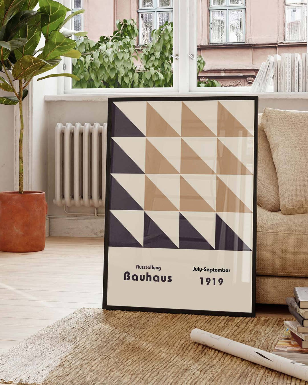 Bauhaus Poster Dreiecke – Bauhaus Triangle Tiles