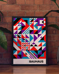 Bauhaus Triangles Poster
