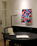 Bauhaus Triangles Poster