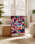 Bauhaus Triangles Poster