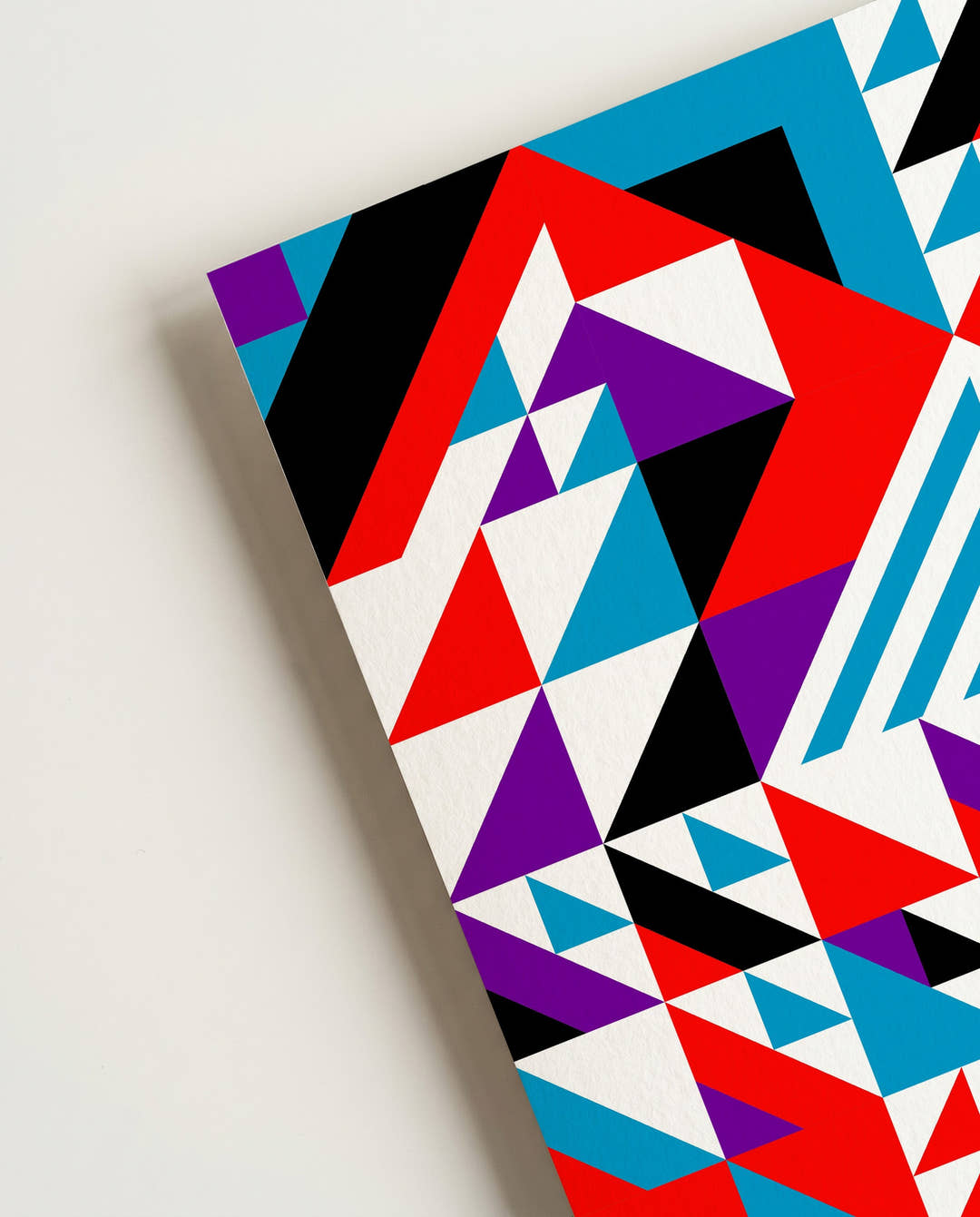 Bauhaus Triangles Poster