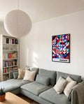 Bauhaus Triangles Poster