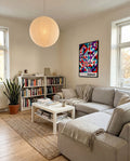 Bauhaus Triangles Poster