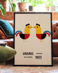 Bauhaus Poster Vögel – Bauhaus Twin Birds