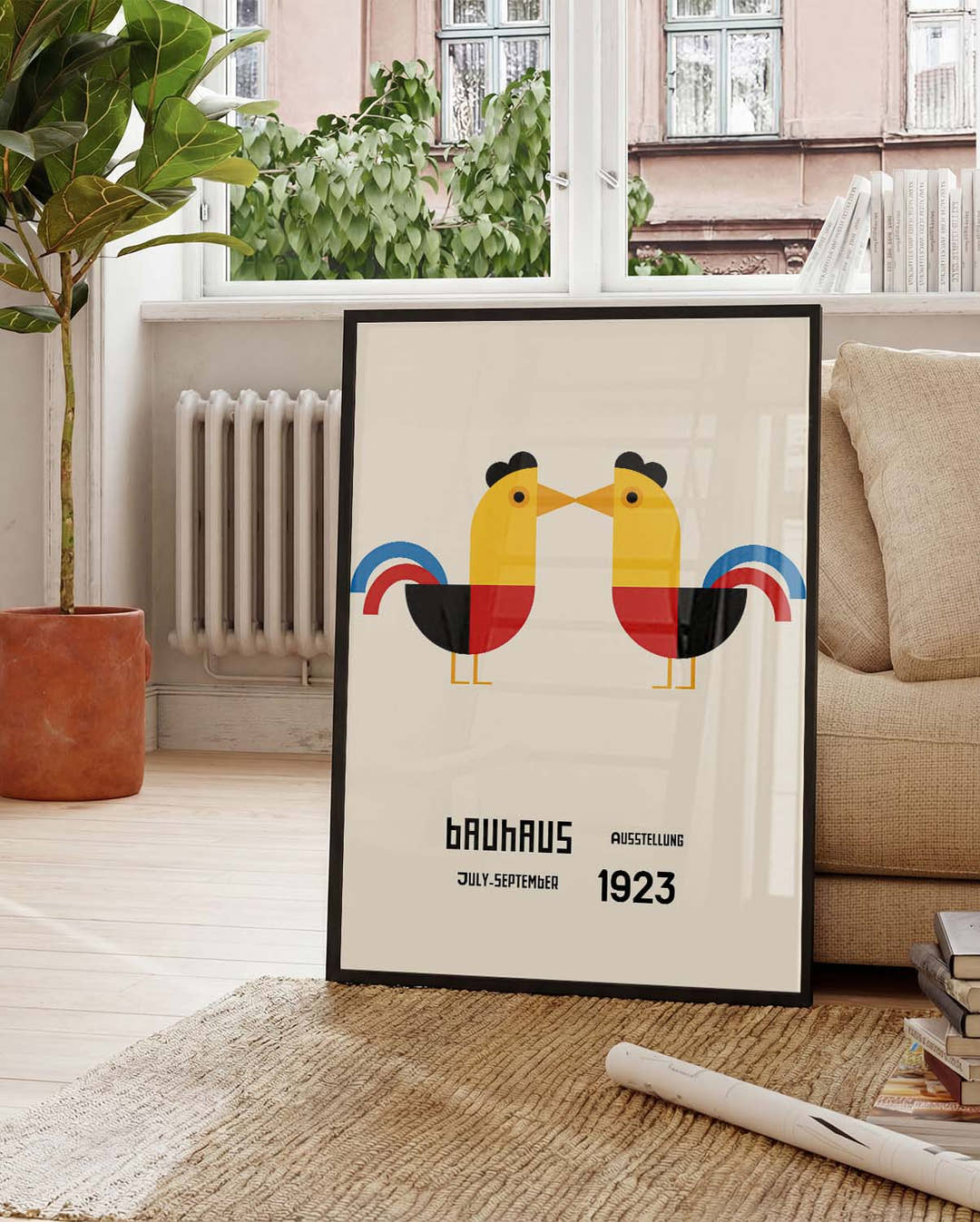 Bauhaus Poster Vögel – Bauhaus Twin Birds