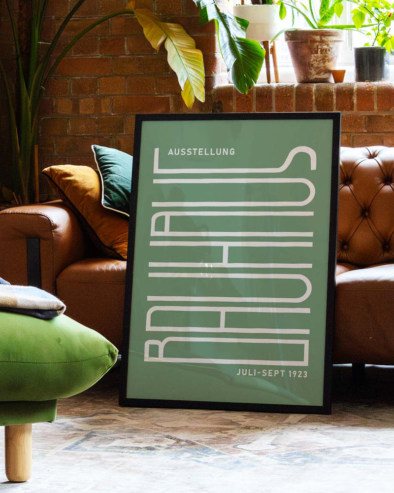 Bauhaus Poster Typografie – Bauhaus Typography Green