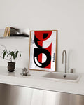 Bauhaus Poster Typografie – Bauhaus Typography Red Black