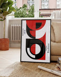 Bauhaus Poster Typografie – Bauhaus Typography Red Black
