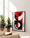 Bauhaus Poster Typografie – Bauhaus Typography Red Black