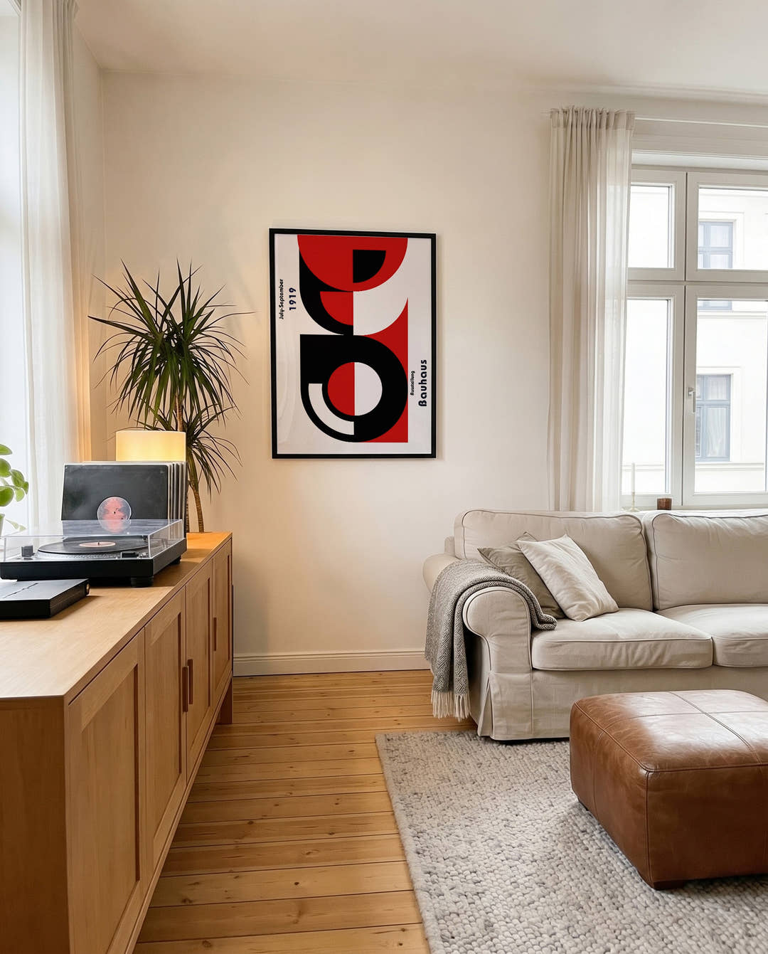 Bauhaus Poster Typografie – Bauhaus Typography Red Black