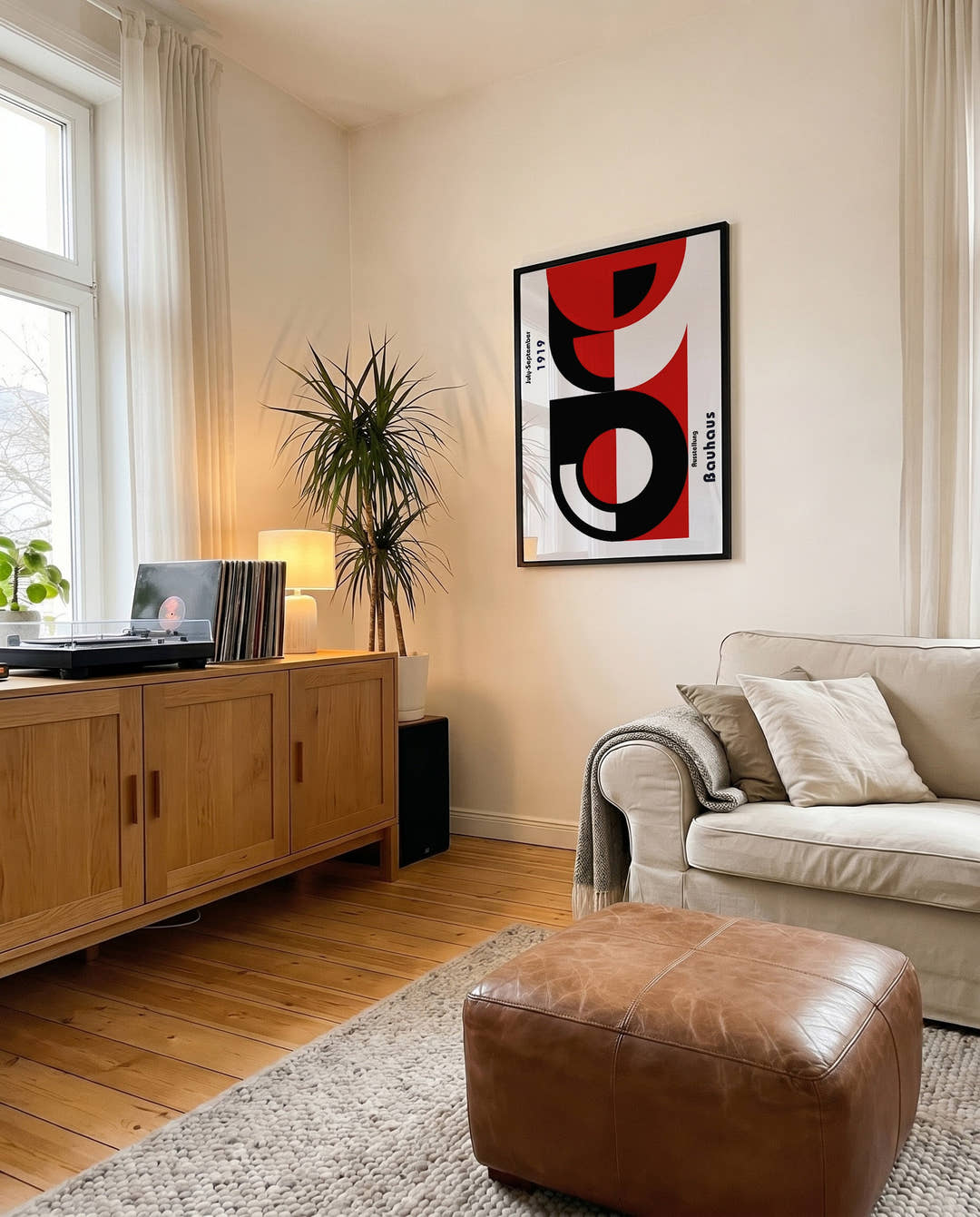 Bauhaus Poster Typografie – Bauhaus Typography Red Black