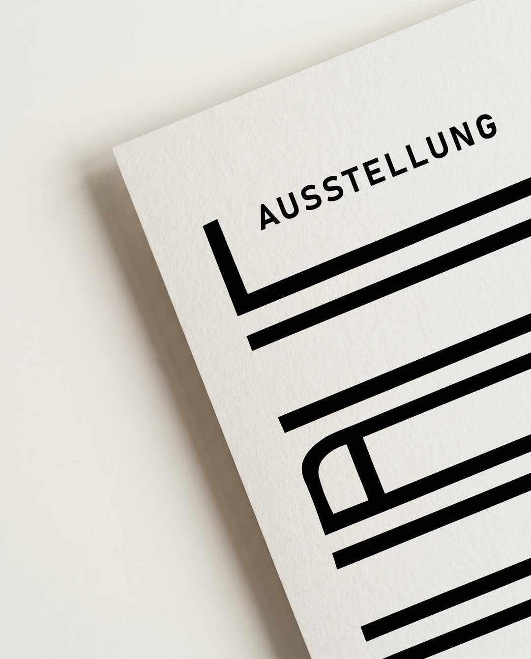 Bauhaus Poster Typografie – Bauhaus Typography White
