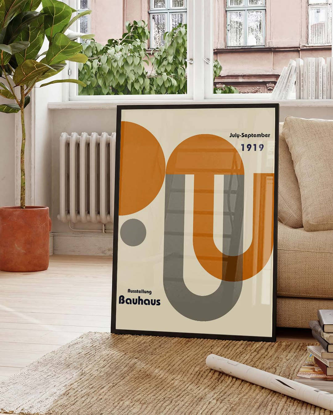 Bauhaus Poster Formen – Bauhaus U Form Composition