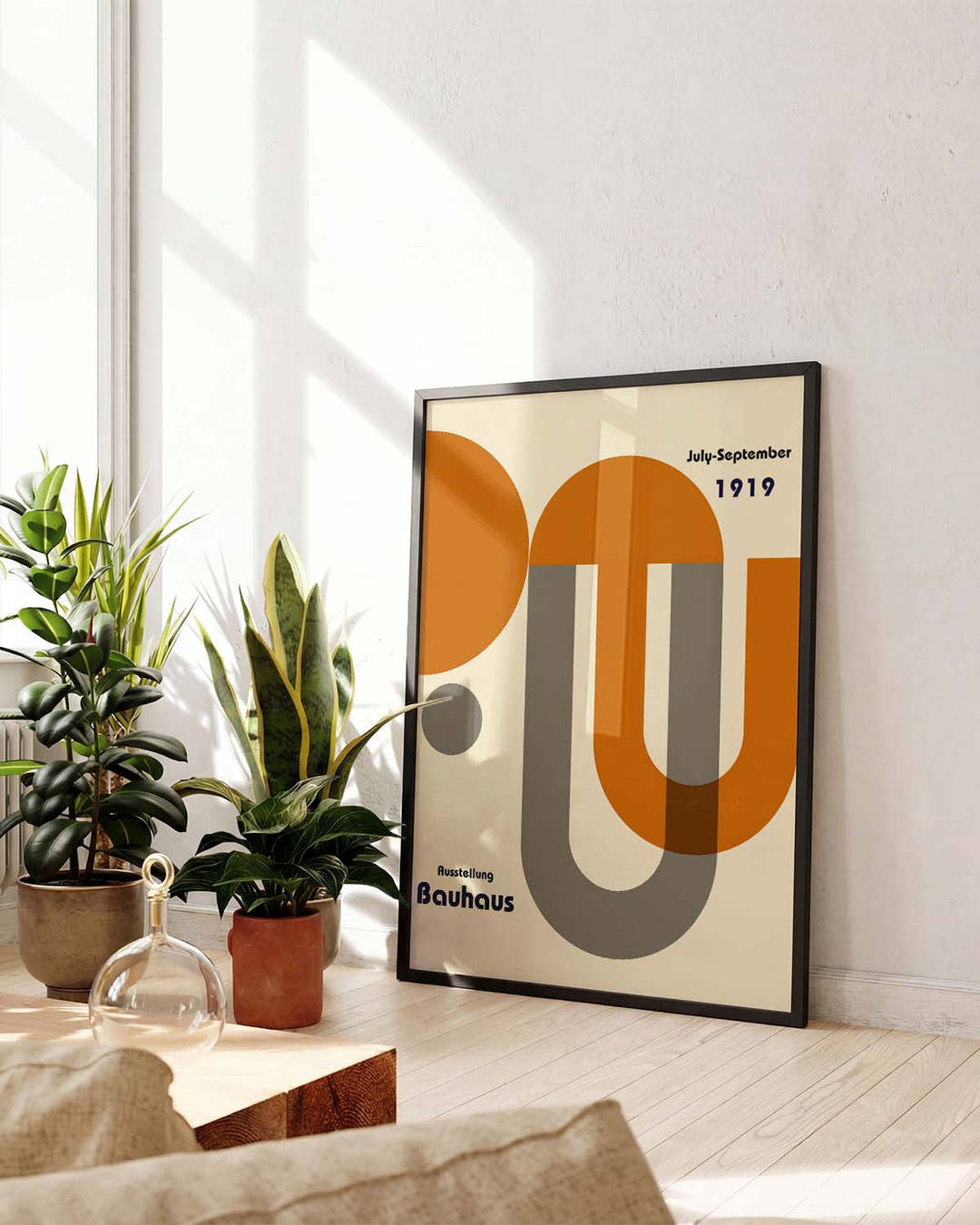 Bauhaus Poster Formen – Bauhaus U Form Composition
