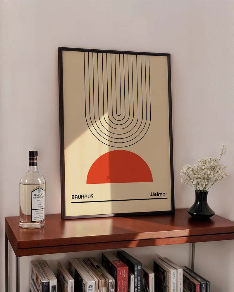 Bauhaus Poster Linien – Bauhaus U Line Sun
