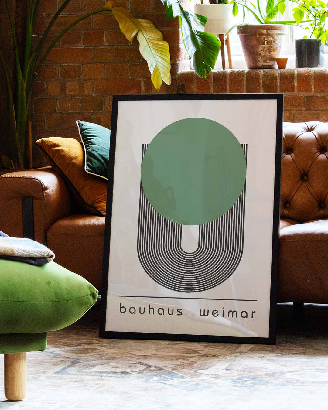 Bauhaus Poster Formen – Bauhaus U Shape Circle
