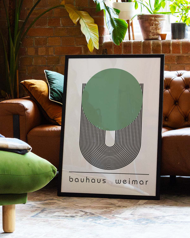 Bauhaus Poster Formen – Bauhaus U Shape Circle