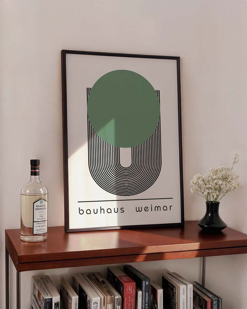Bauhaus Poster Formen – Bauhaus U Shape Circle