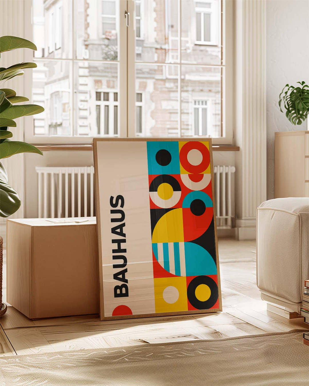 Bauhaus Vertical Composition Poster