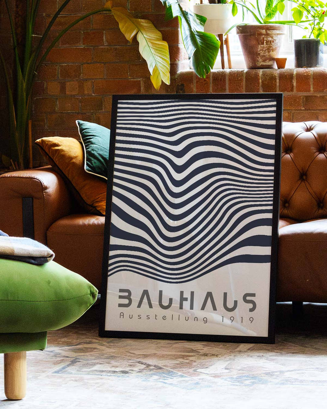 Bauhaus Poster Wellen – Bauhaus Wave Lines
