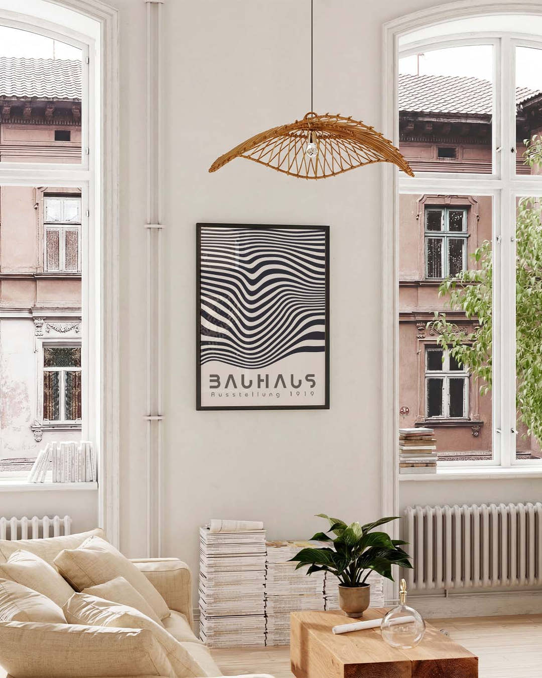 Bauhaus Poster Wellen – Bauhaus Wave Lines