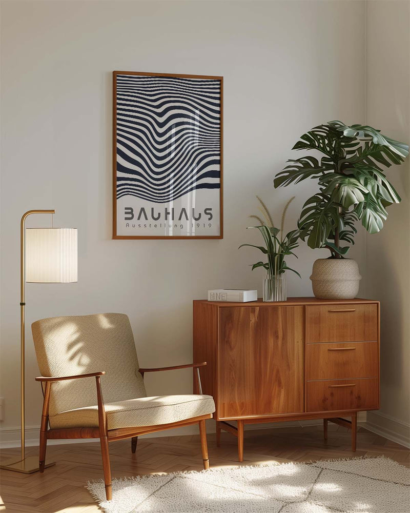 Bauhaus Poster Wellen – Bauhaus Wave Lines