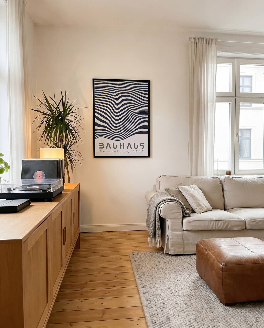 Bauhaus Poster Wellen – Bauhaus Wave Lines