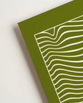 Bauhaus Poster Wellen – Bauhaus Wave Pattern