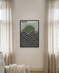 Bauhaus Poster Wellen – Bauhaus Wave Sun