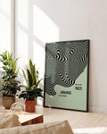Bauhaus Poster Wellen – Bauhaus Wave Texture