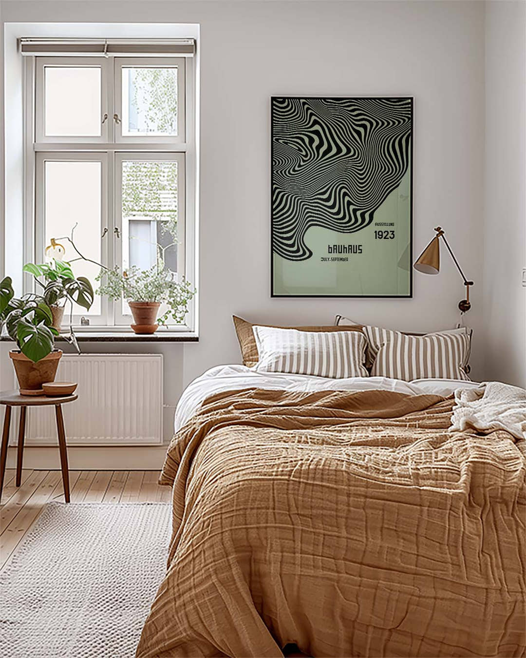 Bauhaus Poster Wellen – Bauhaus Wave Texture