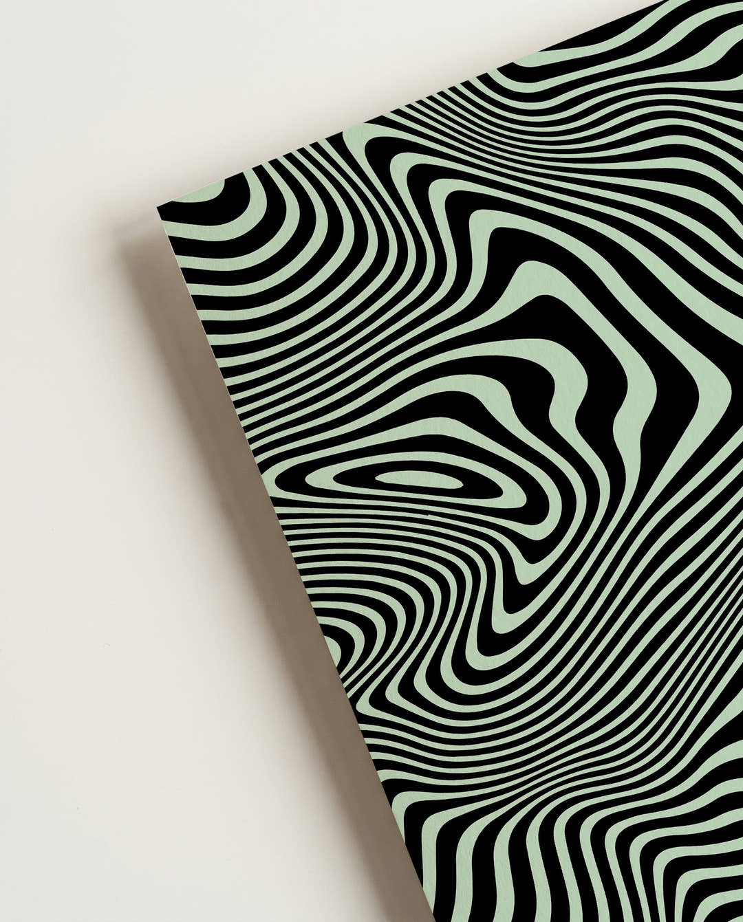 Bauhaus Poster Wellen – Bauhaus Wave Texture